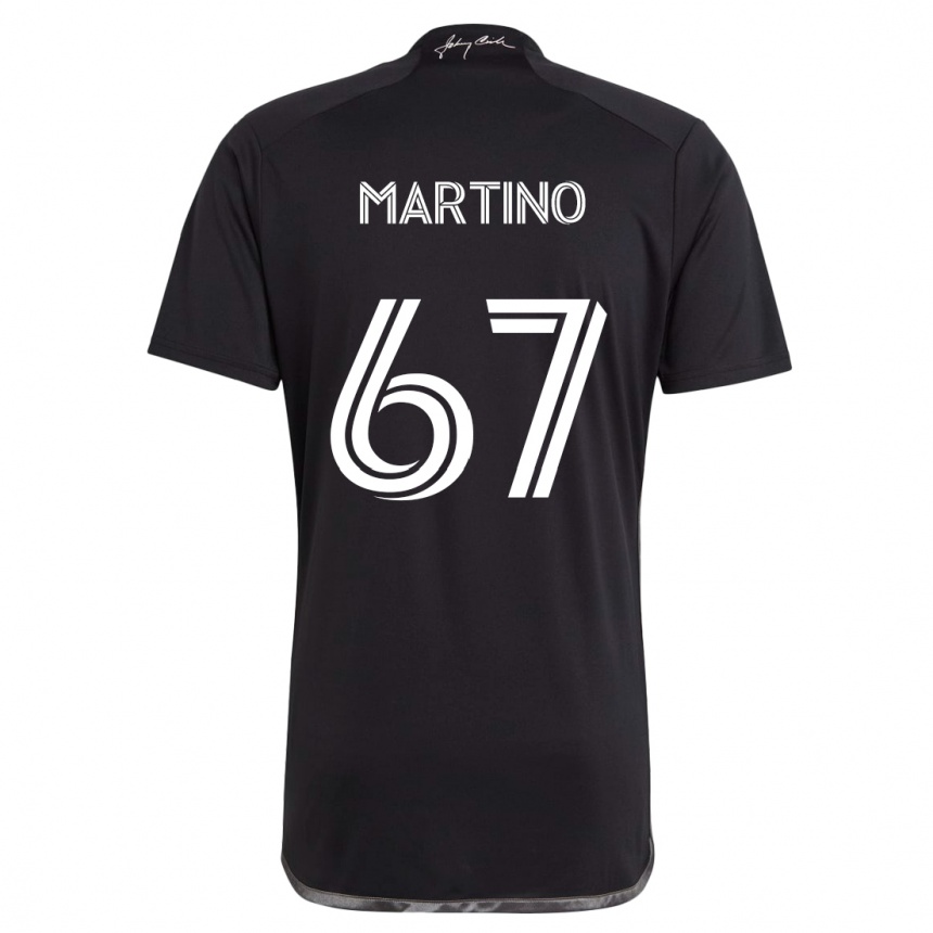 Enfant Football Maillot Ben Martino #67 Noir Tenues Extérieur 2024/25 Canada