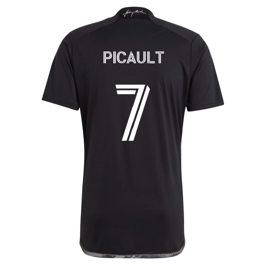 Enfant Football Maillot Fafà Picault #7 Noir Tenues Extérieur 2024/25 Canada