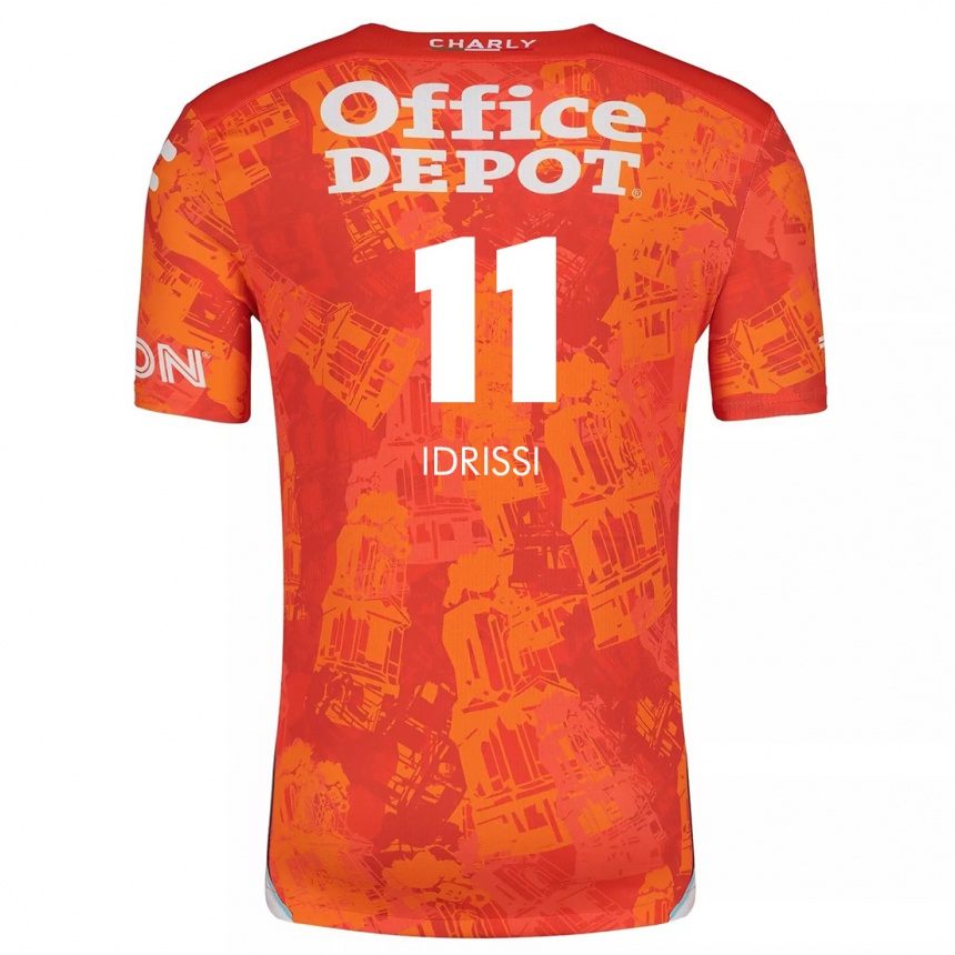 Enfant Football Maillot Oussama Idrissi #11 Orange White Tenues Extérieur 2024/25 Canada