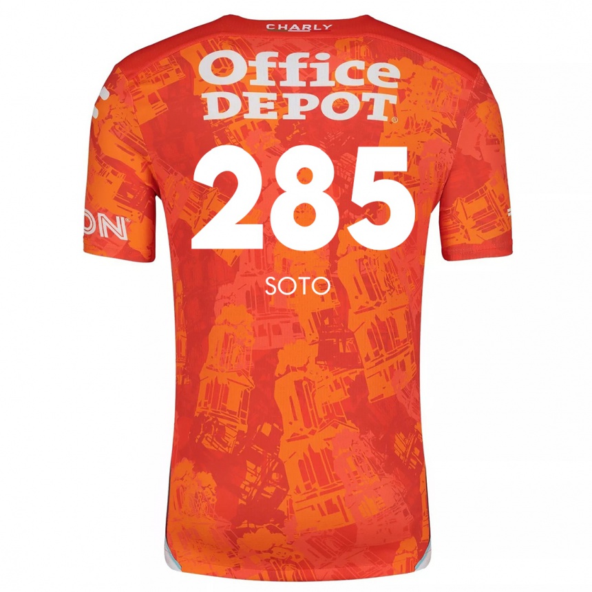 Kids Football Edwin Soto #285 Orange White Away Jersey 2024/25 T-Shirt Canada