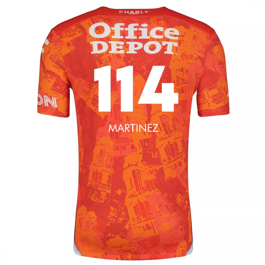 Enfant Football Maillot Jesús Martínez #114 Orange White Tenues Extérieur 2024/25 Canada