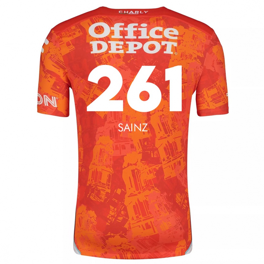 Enfant Football Maillot Diego Sáinz #261 Orange White Tenues Extérieur 2024/25 Canada