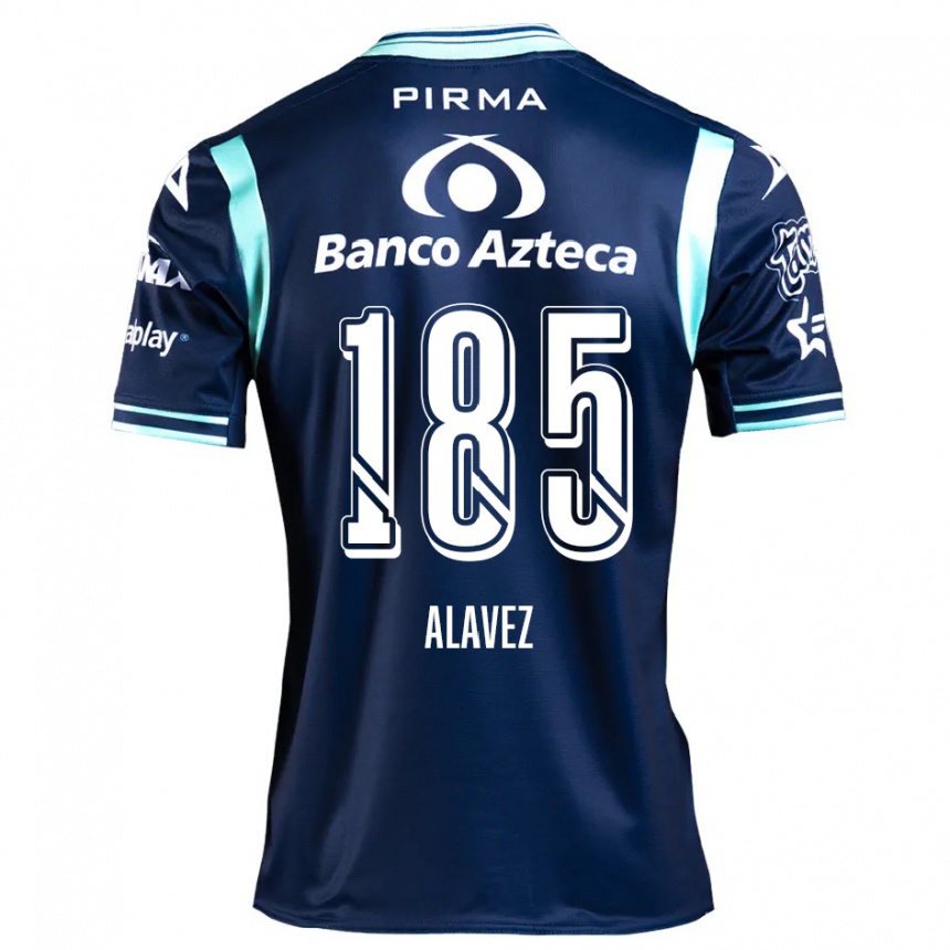 Enfant Football Maillot Brian Alavez #185 Bleu Marine Tenues Extérieur 2024/25 Canada