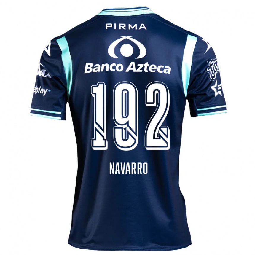 Enfant Football Maillot Eduardo Navarro #192 Bleu Marine Tenues Extérieur 2024/25 Canada