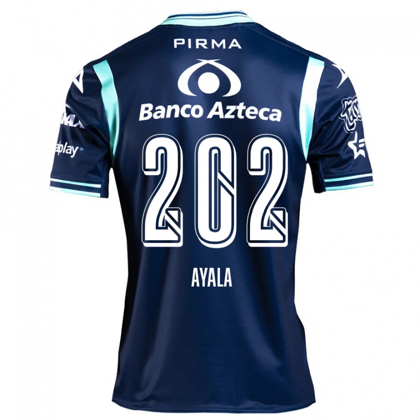 Enfant Football Maillot Diego Ayala #202 Bleu Marine Tenues Extérieur 2024/25 Canada