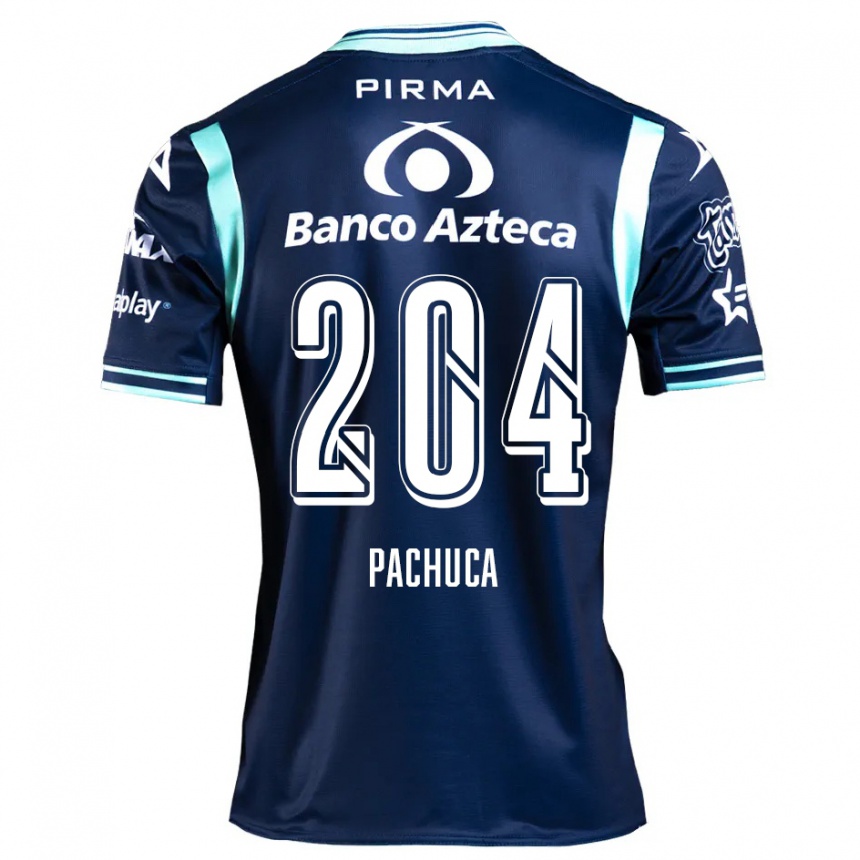 Enfant Football Maillot José Pachuca #204 Bleu Marine Tenues Extérieur 2024/25 Canada