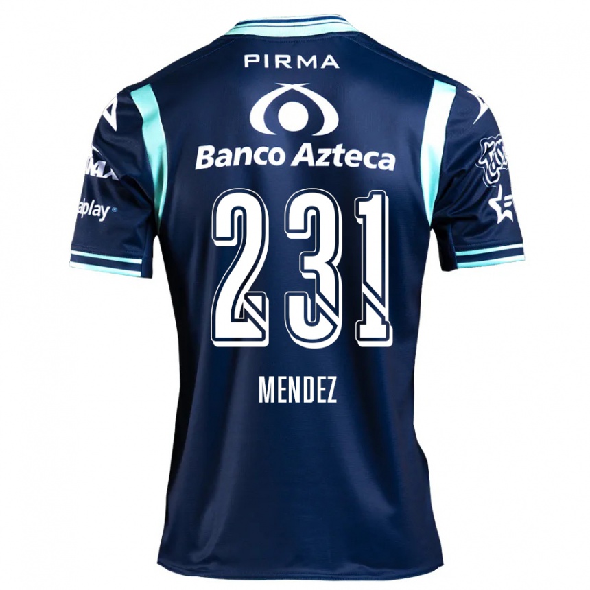 Kids Football Alejandro Méndez #231 Navy Blue Away Jersey 2024/25 T-Shirt Canada