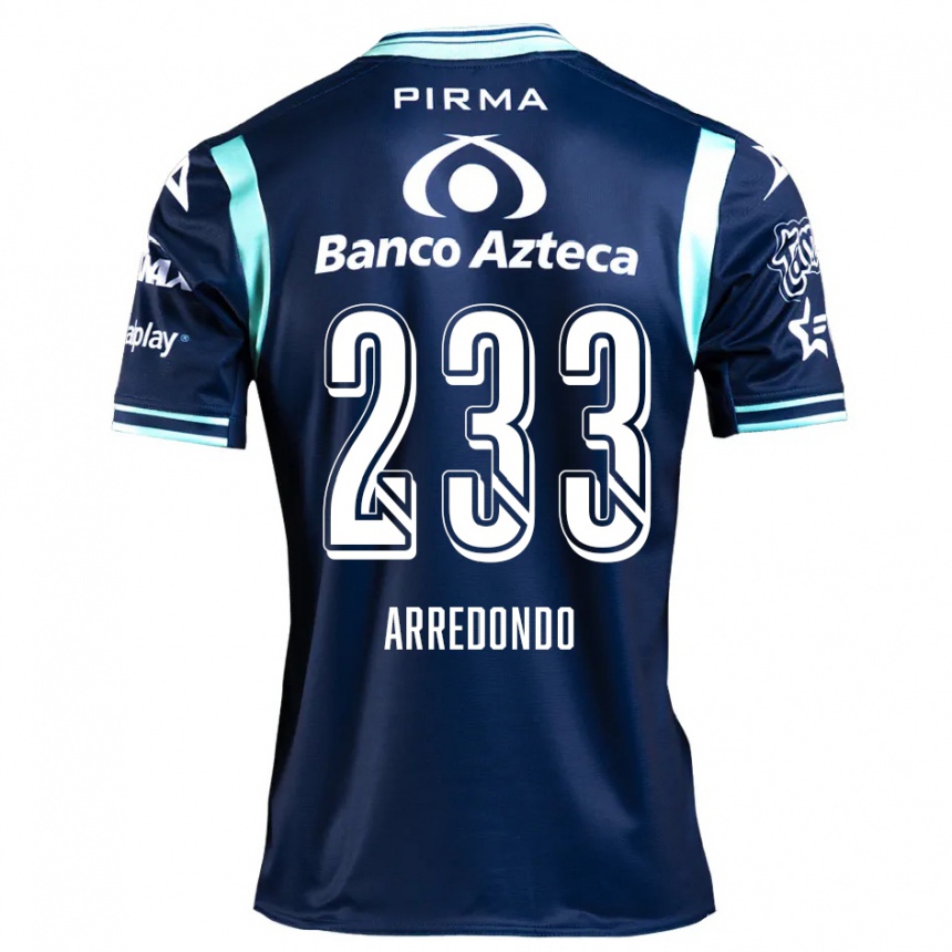 Kids Football Ángel Arredondo #233 Navy Blue Away Jersey 2024/25 T-Shirt Canada