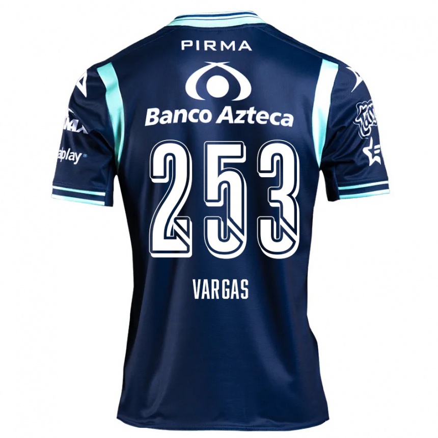 Kids Football Edwin Vargas #253 Navy Blue Away Jersey 2024/25 T-Shirt Canada