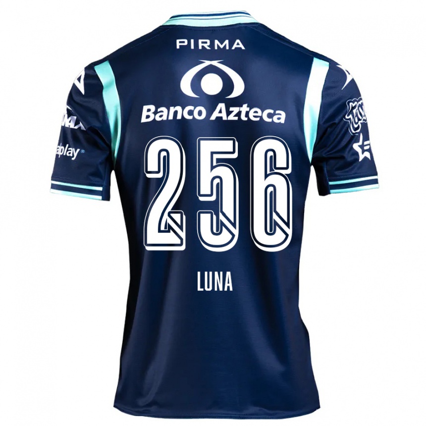 Kids Football Ángel Luna #256 Navy Blue Away Jersey 2024/25 T-Shirt Canada