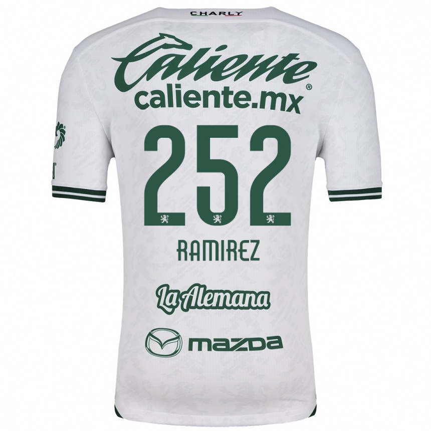 Kids Football Luis Ramírez #252 White Green Away Jersey 2024/25 T-Shirt Canada