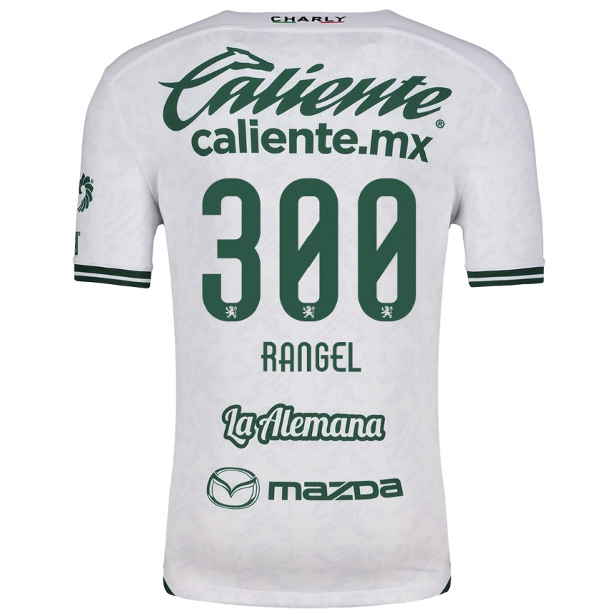 Kids Football Luis Rangel #300 White Green Away Jersey 2024/25 T-Shirt Canada