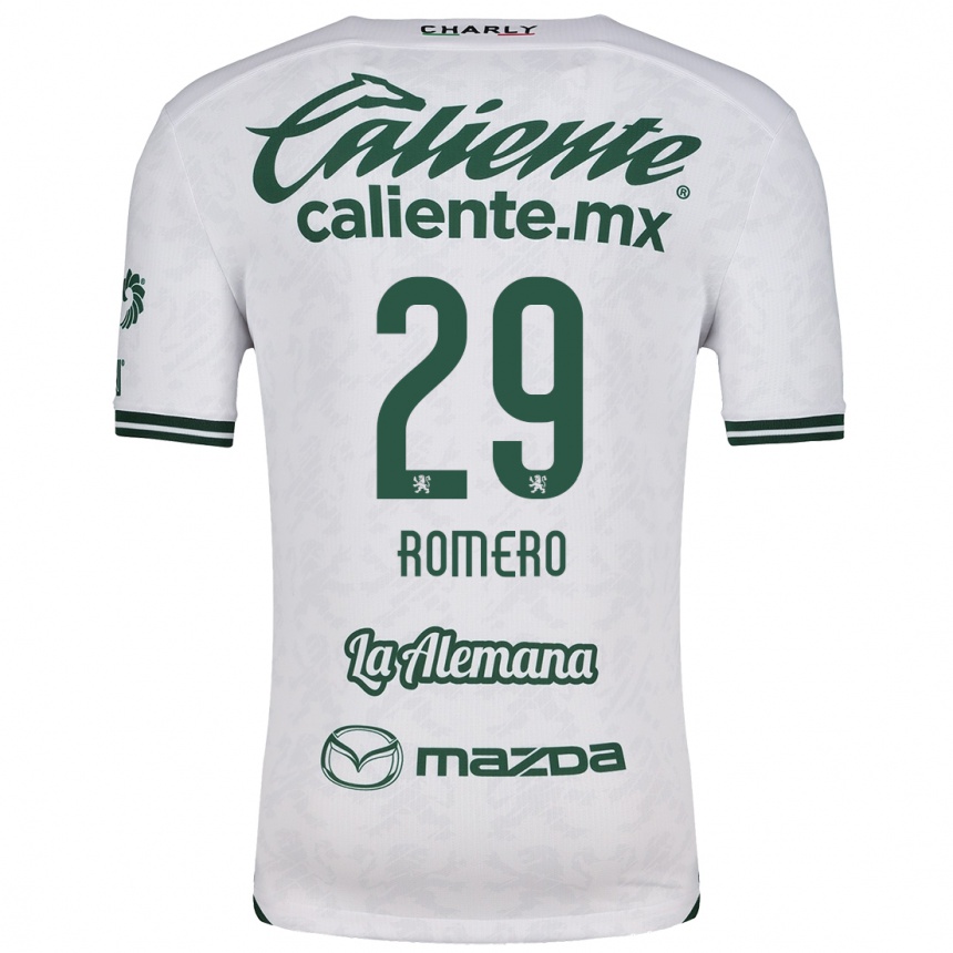 Kids Football Lucas Romero #29 White Green Away Jersey 2024/25 T-Shirt Canada