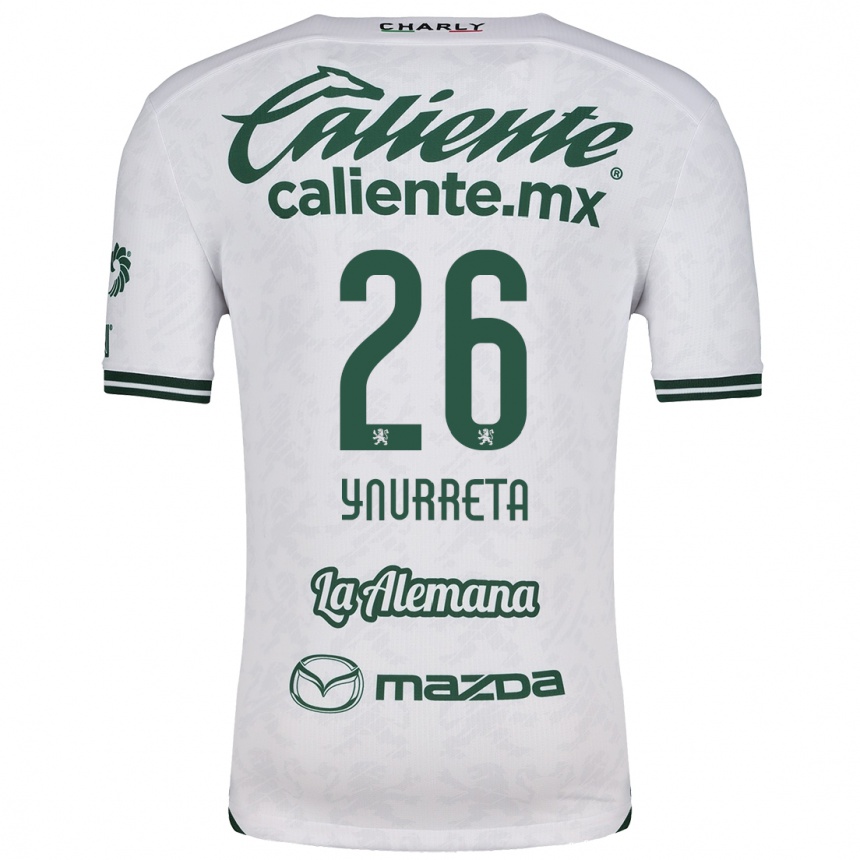 Kids Football Alexandra Hernández Ynurreta #26 White Green Away Jersey 2024/25 T-Shirt Canada