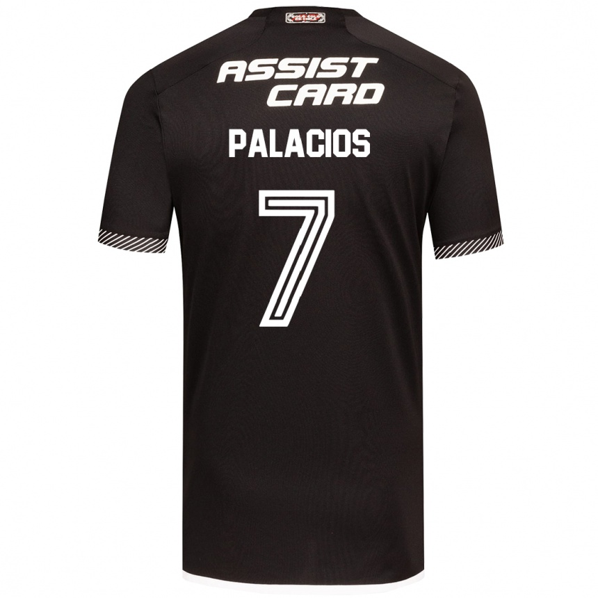 Enfant Football Maillot Carlos Palacios #7 Noir Blanc Tenues Extérieur 2024/25 Canada