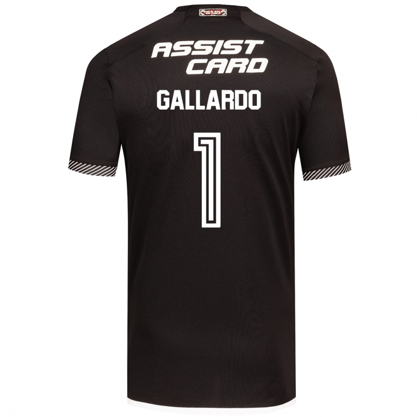 Enfant Football Maillot Alexia Gallardo #1 Noir Blanc Tenues Extérieur 2024/25 Canada