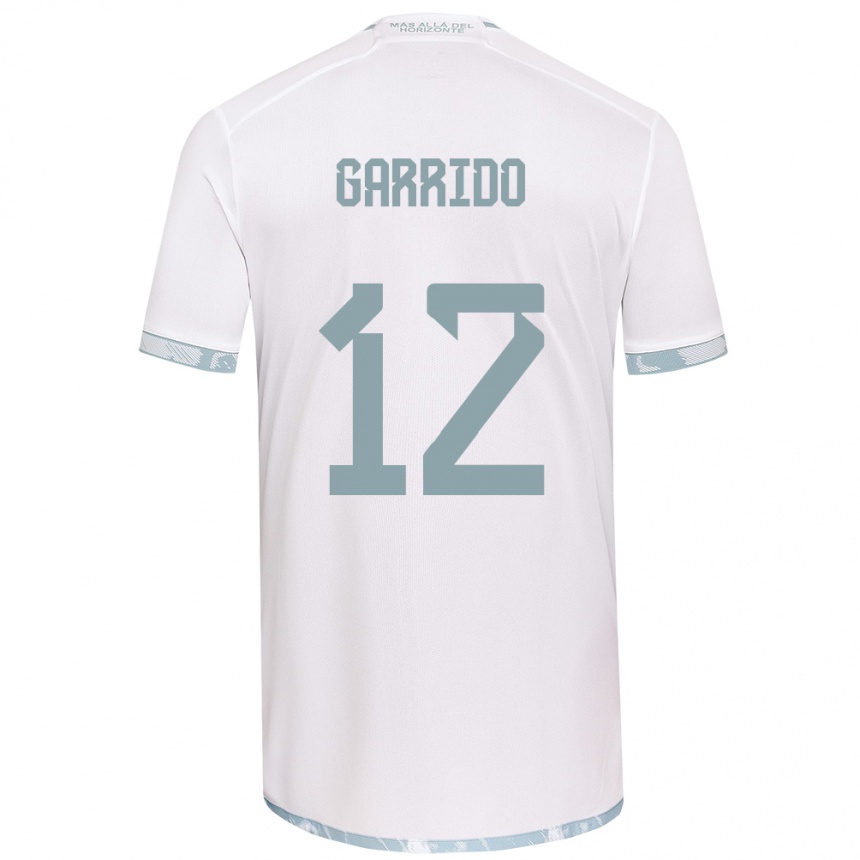 Enfant Football Maillot Pedro Garrido #12 Blanc Gris Tenues Extérieur 2024/25 Canada