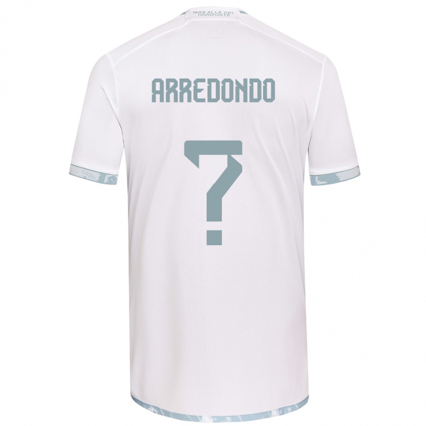 Kids Football Milovan Arredondo #0 White Grey Away Jersey 2024/25 T-Shirt Canada