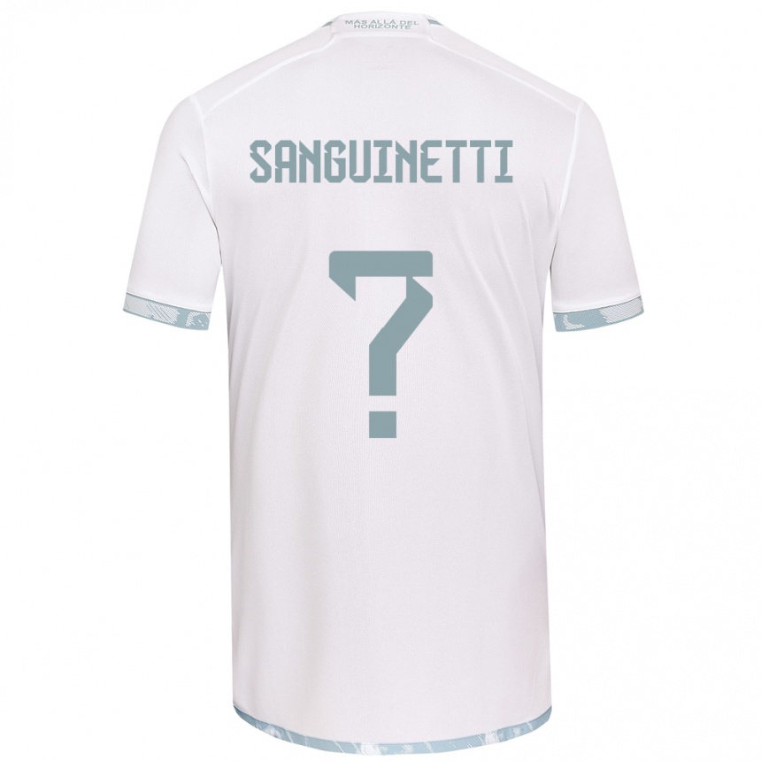 Kids Football Fernando Osorio Sanguinetti #0 White Grey Away Jersey 2024/25 T-Shirt Canada