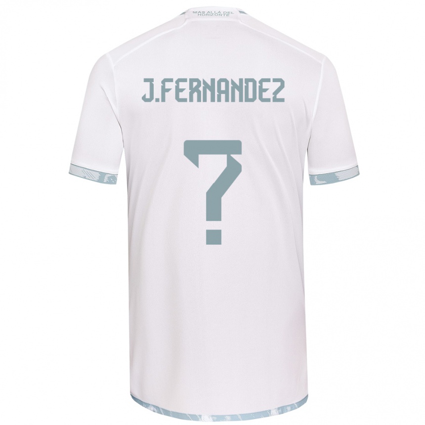 Enfant Football Maillot José Matías Fernández #0 Blanc Gris Tenues Extérieur 2024/25 Canada