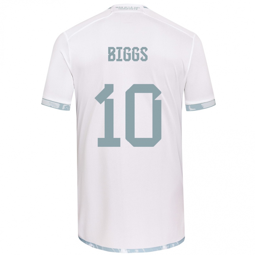 Kids Football Nicole Denise Fajre Biggs #10 White Grey Away Jersey 2024/25 T-Shirt Canada