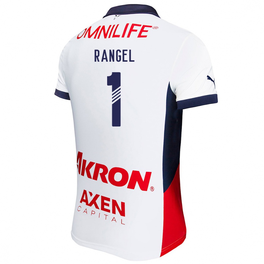 Kids Football José Rangel #1 White Red Blue Away Jersey 2024/25 T-Shirt Canada