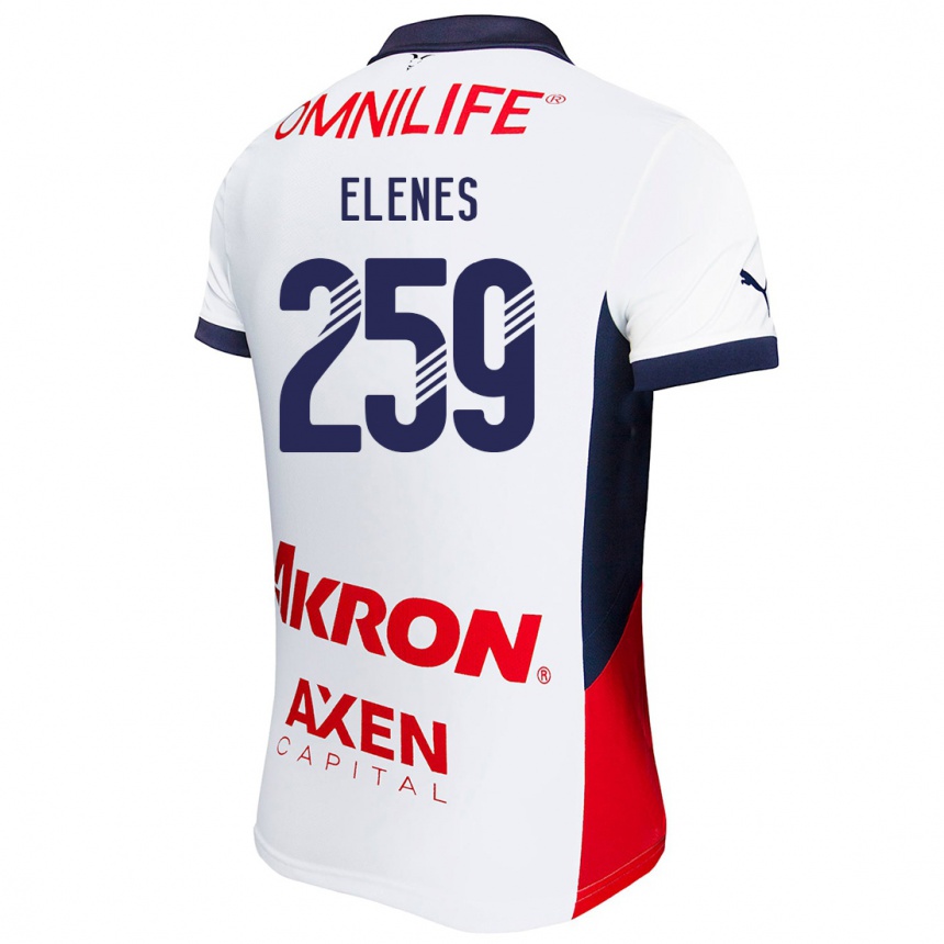 Kids Football José Elenes #259 White Red Blue Away Jersey 2024/25 T-Shirt Canada