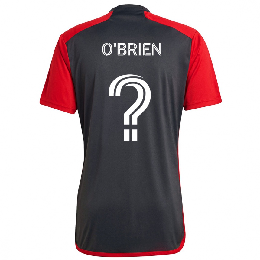 Men Football Alexander O'brien #0 Grayn Red Home Jersey 2024/25 T-Shirt Canada