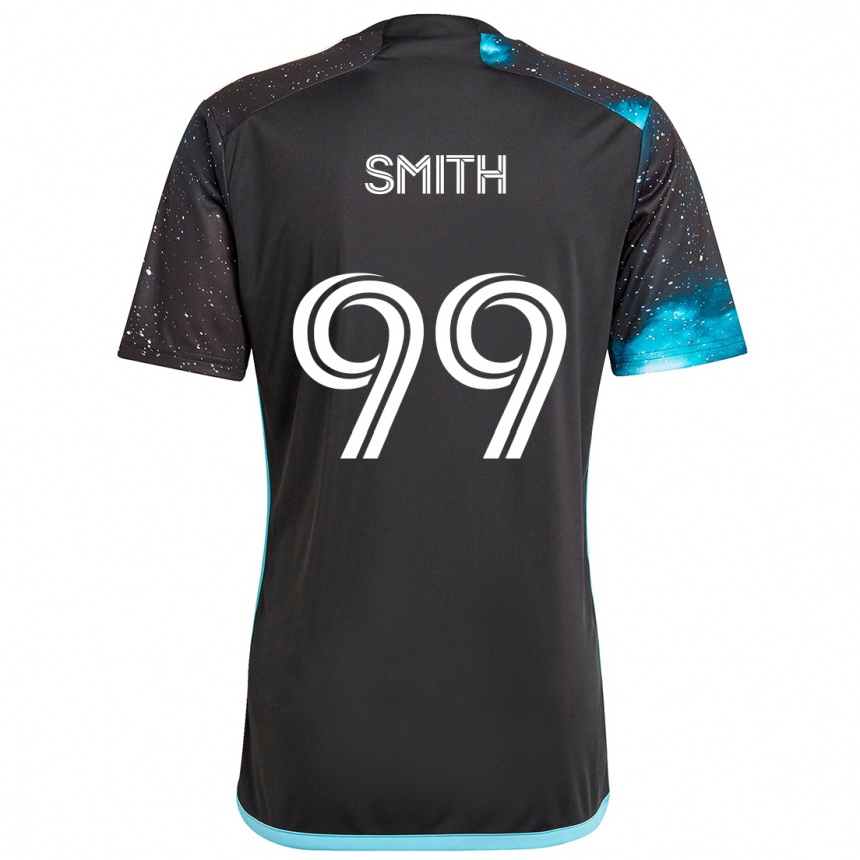 Homme Football Maillot Jordan Adebayo-Smith #99 Noir Bleu Tenues Domicile 2024/25 Canada