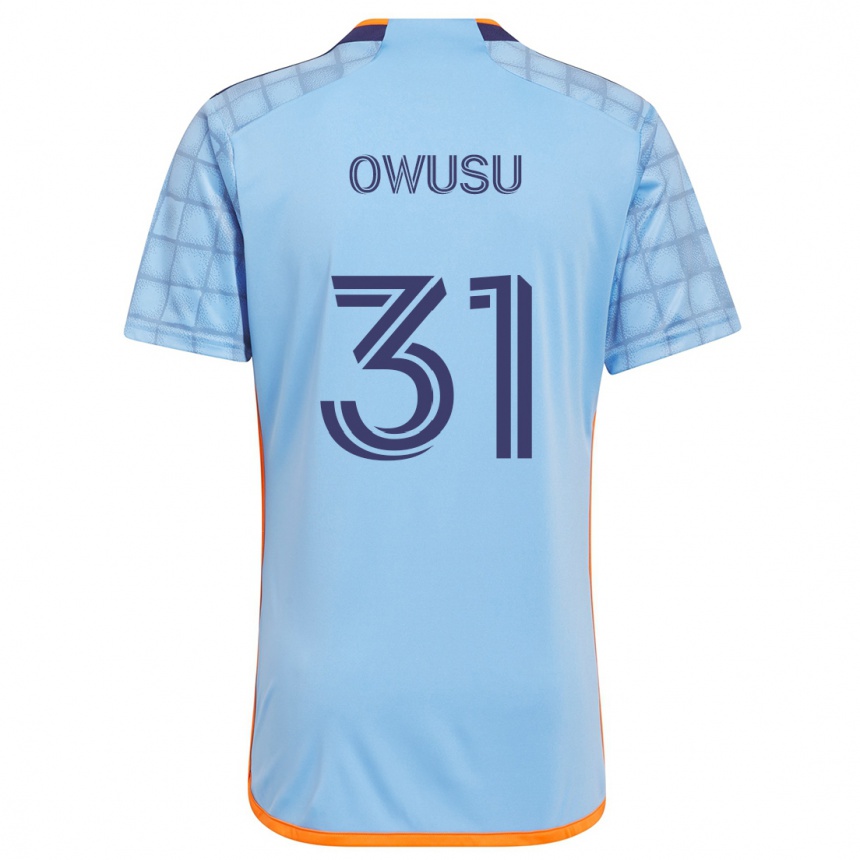 Homme Football Maillot Samuel Owusu #31 Bleu Orange Tenues Domicile 2024/25 Canada