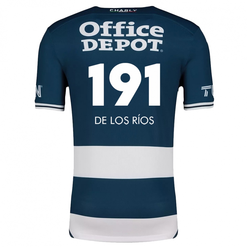 Men Football Sergio De Los Ríos #191 Blue White Home Jersey 2024/25 T-Shirt Canada