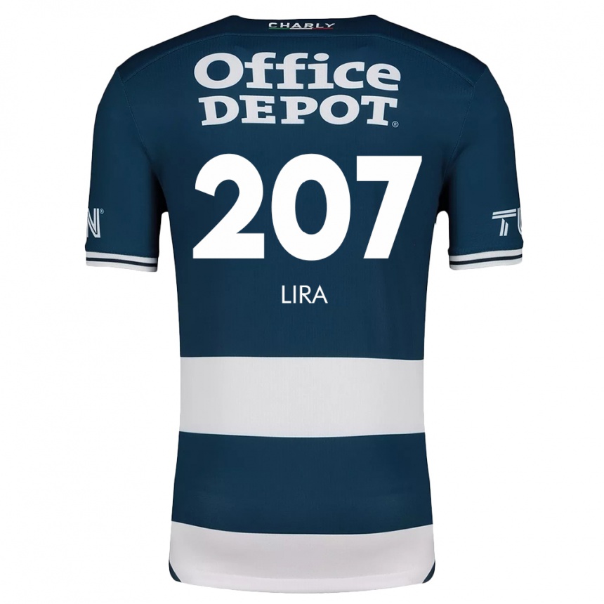 Men Football Almir Lira #207 Blue White Home Jersey 2024/25 T-Shirt Canada