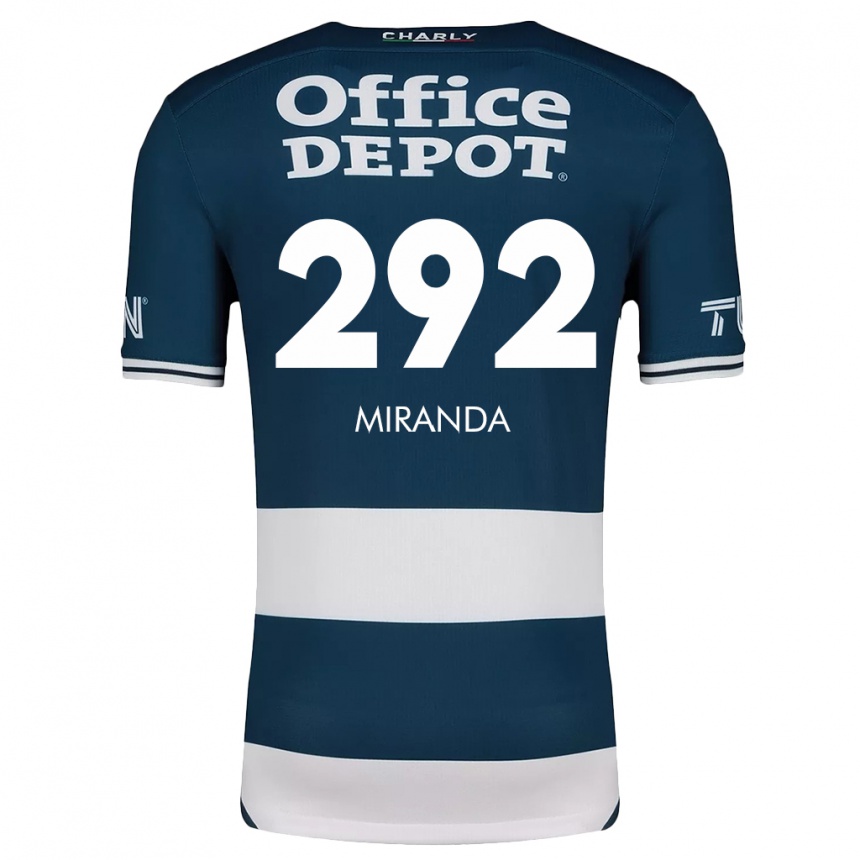 Men Football Herbey Miranda #292 Blue White Home Jersey 2024/25 T-Shirt Canada