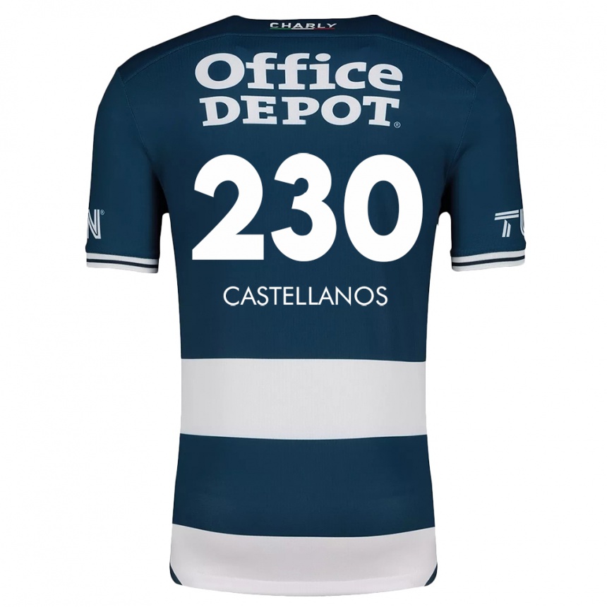 Men Football Edson Castellanos #230 Blue White Home Jersey 2024/25 T-Shirt Canada