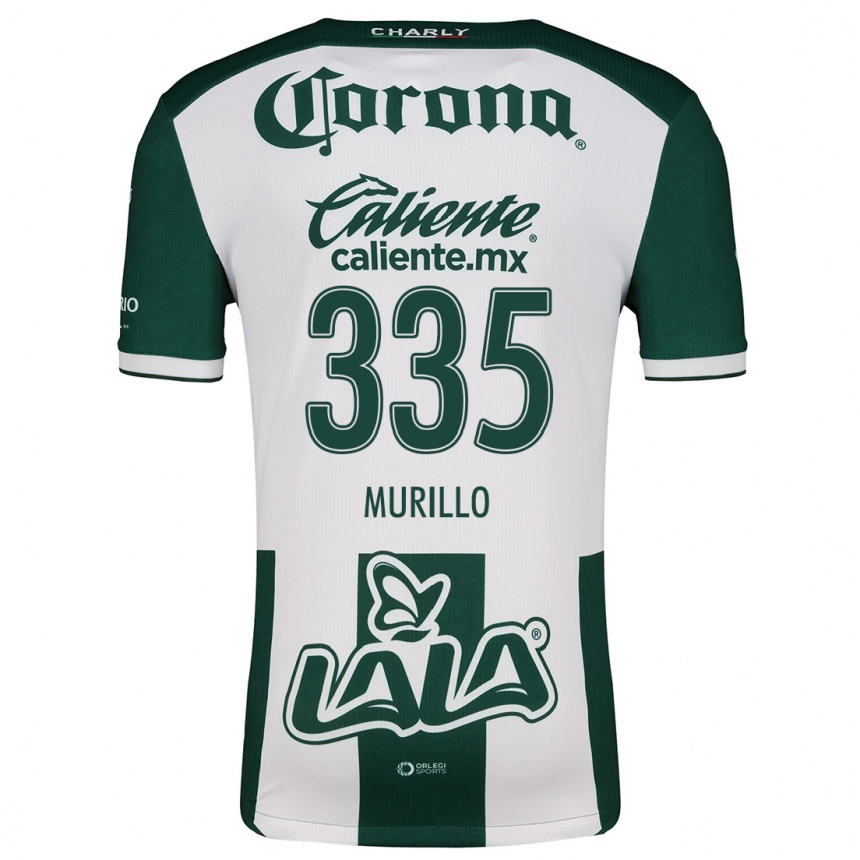 Men Football Doryan Murillo #335 Green White Home Jersey 2024/25 T-Shirt Canada