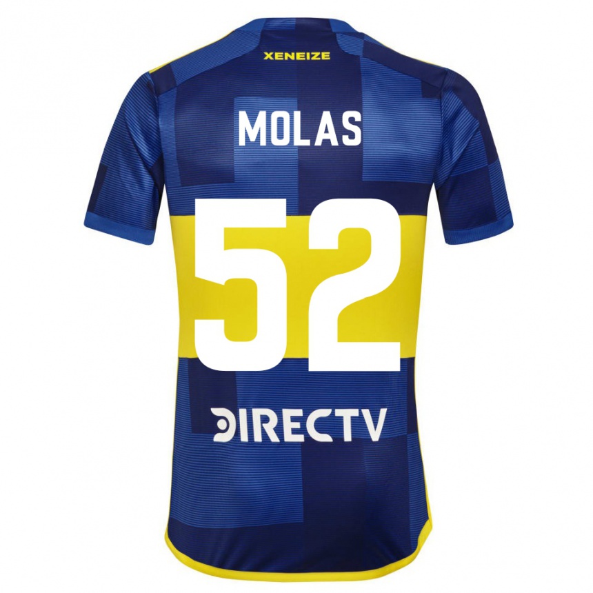 Homme Football Maillot Walter Molas #52 Bleu Jaune Tenues Domicile 2024/25 Canada