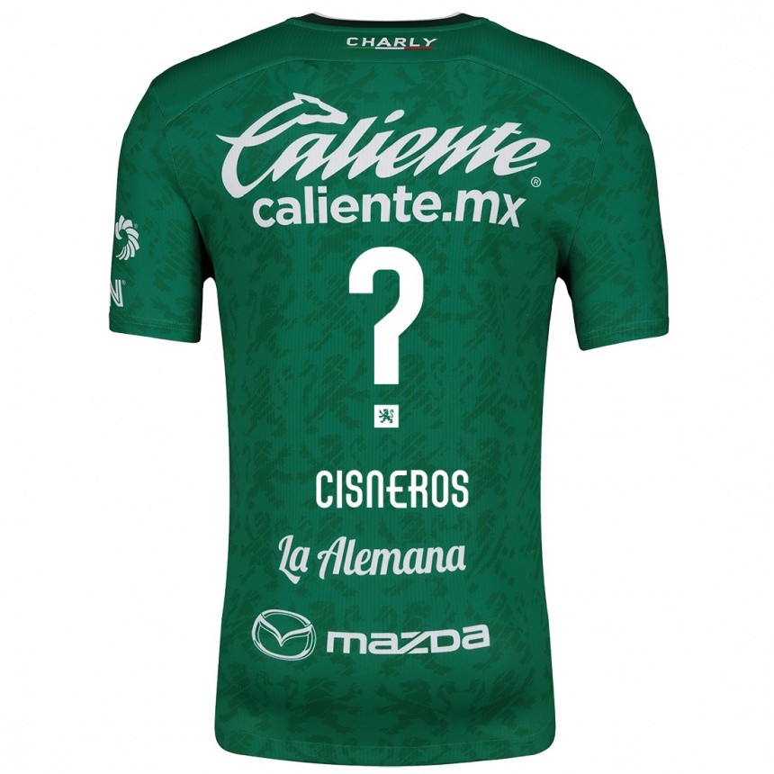 Men Football Santiago Cisneros #0 Green White Home Jersey 2024/25 T-Shirt Canada