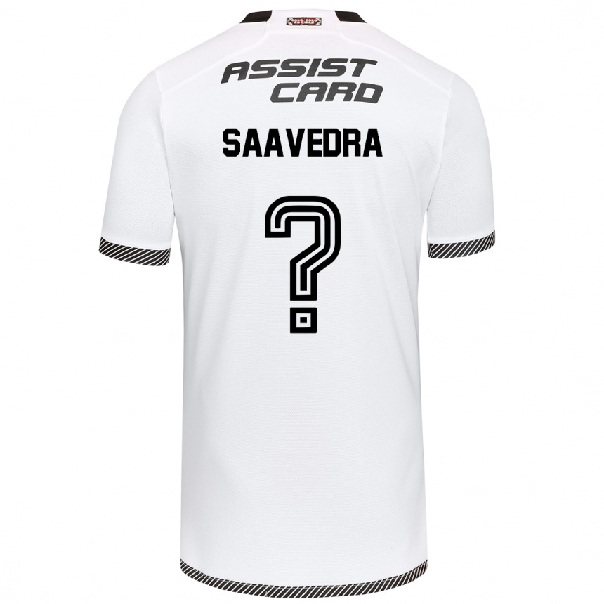 Men Football Danilo Saavedra #0 White Black Home Jersey 2024/25 T-Shirt Canada