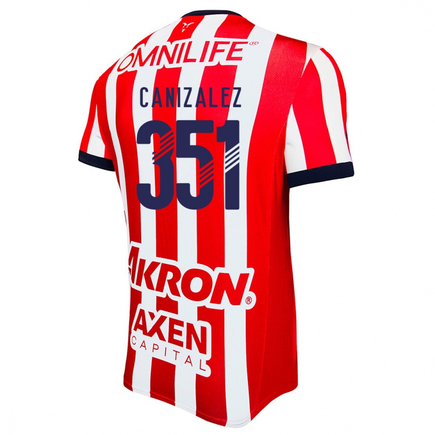 Homme Football Maillot Djorkaeff Canizalez #351 Rouge Blanc Bleu Tenues Domicile 2024/25 Canada