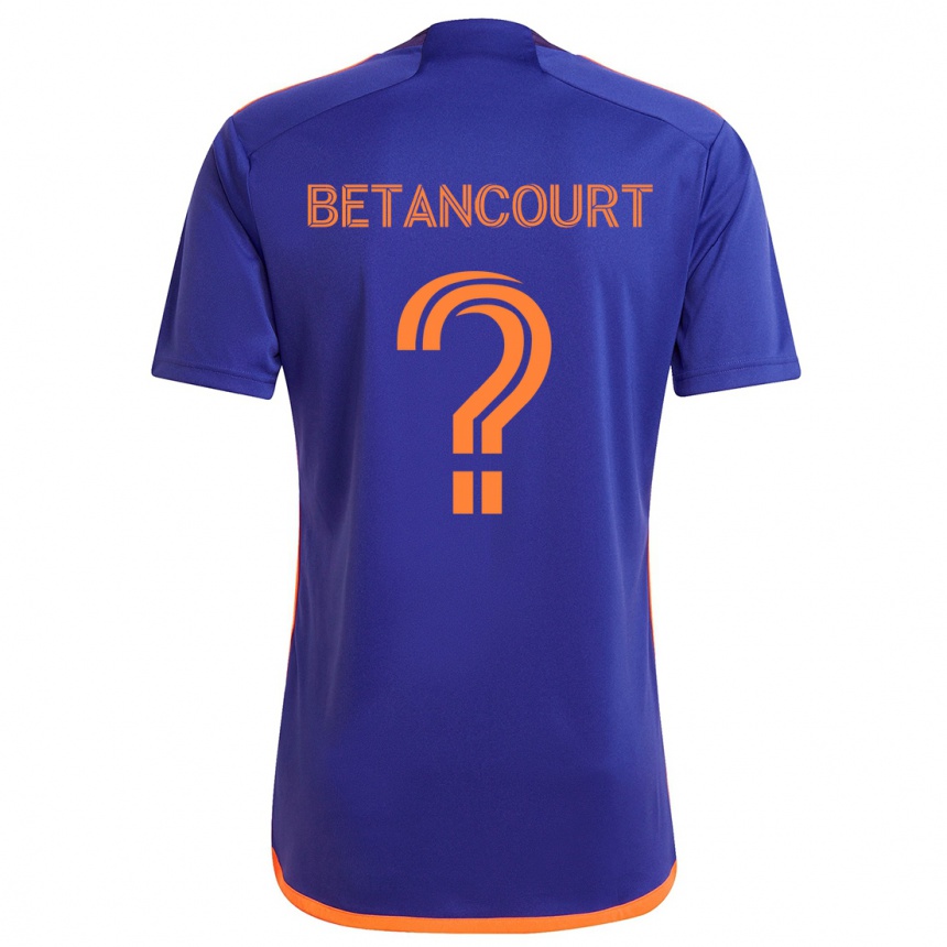 Homme Football Maillot Noah Betancourt #0 Violet Orange Tenues Extérieur 2024/25 Canada