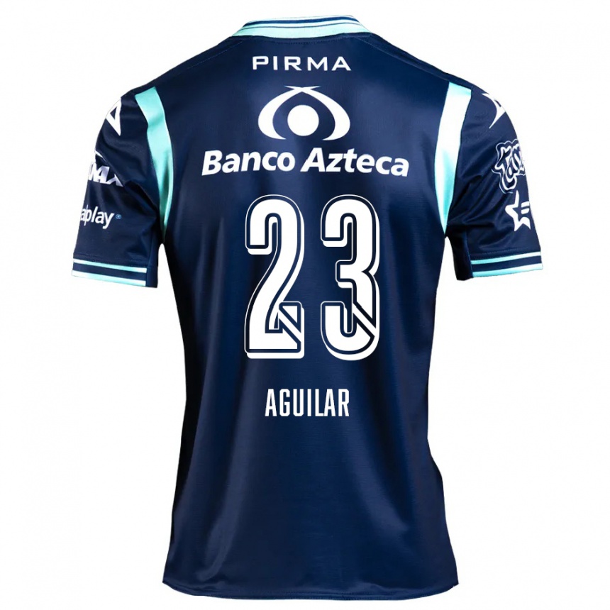 Homme Football Maillot Daniel Aguilar #23 Bleu Marine Tenues Extérieur 2024/25 Canada