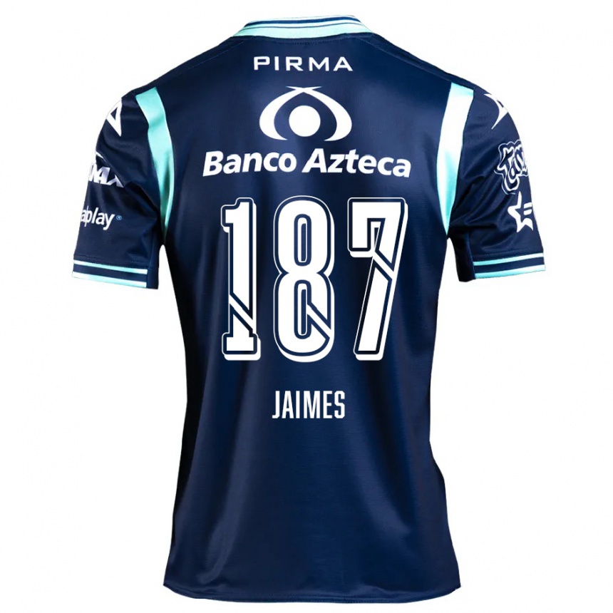 Men Football Tristhan Jaimes #187 Navy Blue Away Jersey 2024/25 T-Shirt Canada