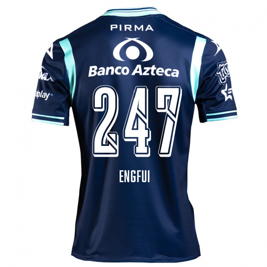 Men Football Emilio Engfui #247 Navy Blue Away Jersey 2024/25 T-Shirt Canada