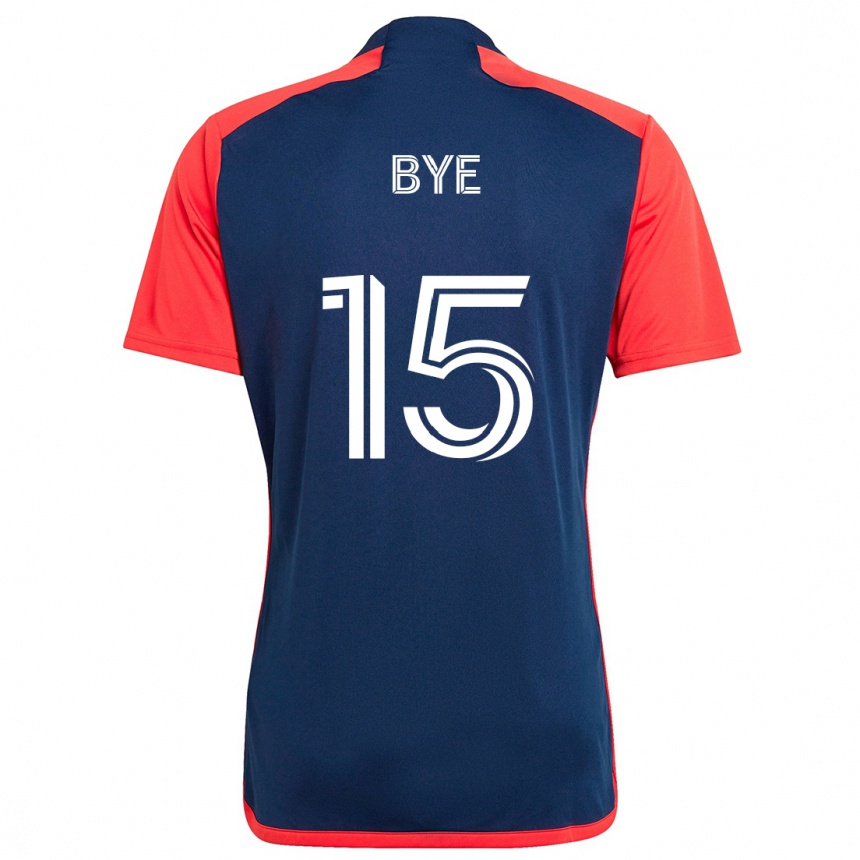 Women Football Brandon Bye #15 Blue Red Home Jersey 2024/25 T-Shirt Canada