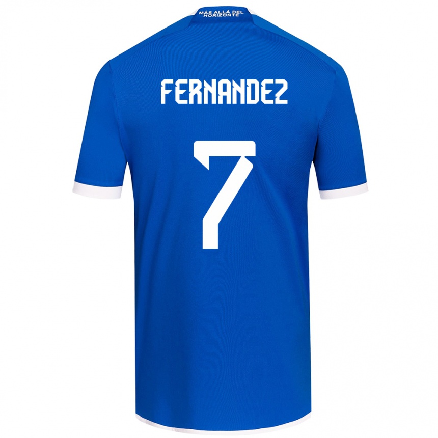 Women Football Rebeca Fernández #7 Blue White Home Jersey 2024/25 T-Shirt Canada