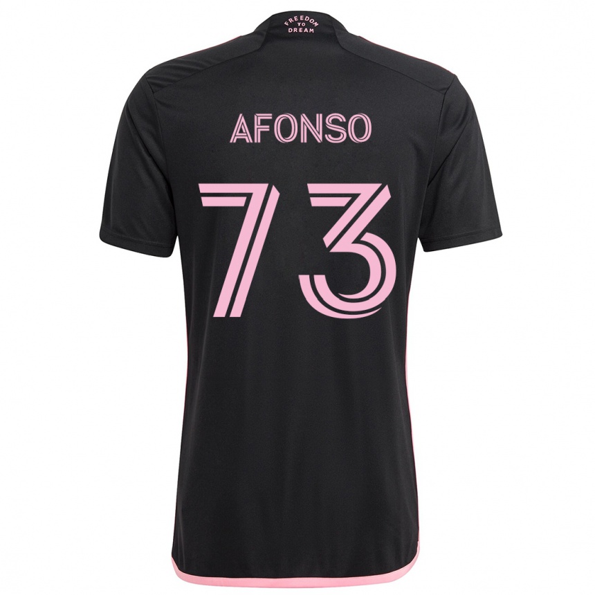 Women Football Leo Afonso #73 Black Away Jersey 2024/25 T-Shirt Canada