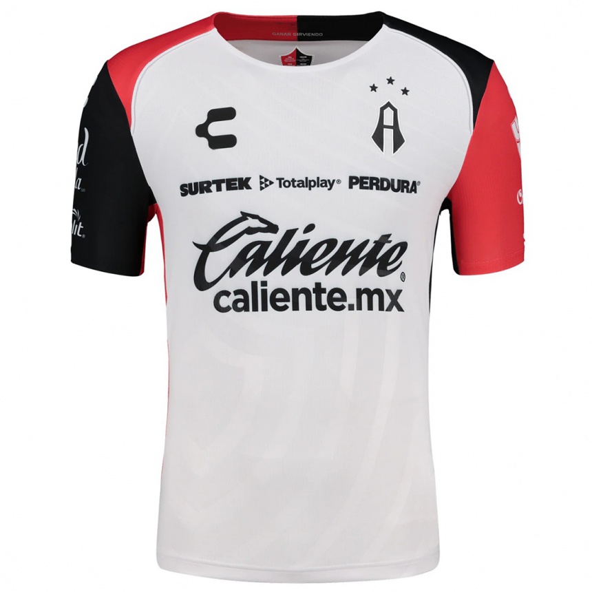 Femme Football Maillot Jorge San Martín #218 Blanc Rouge Noir Tenues Extérieur 2024/25 Canada