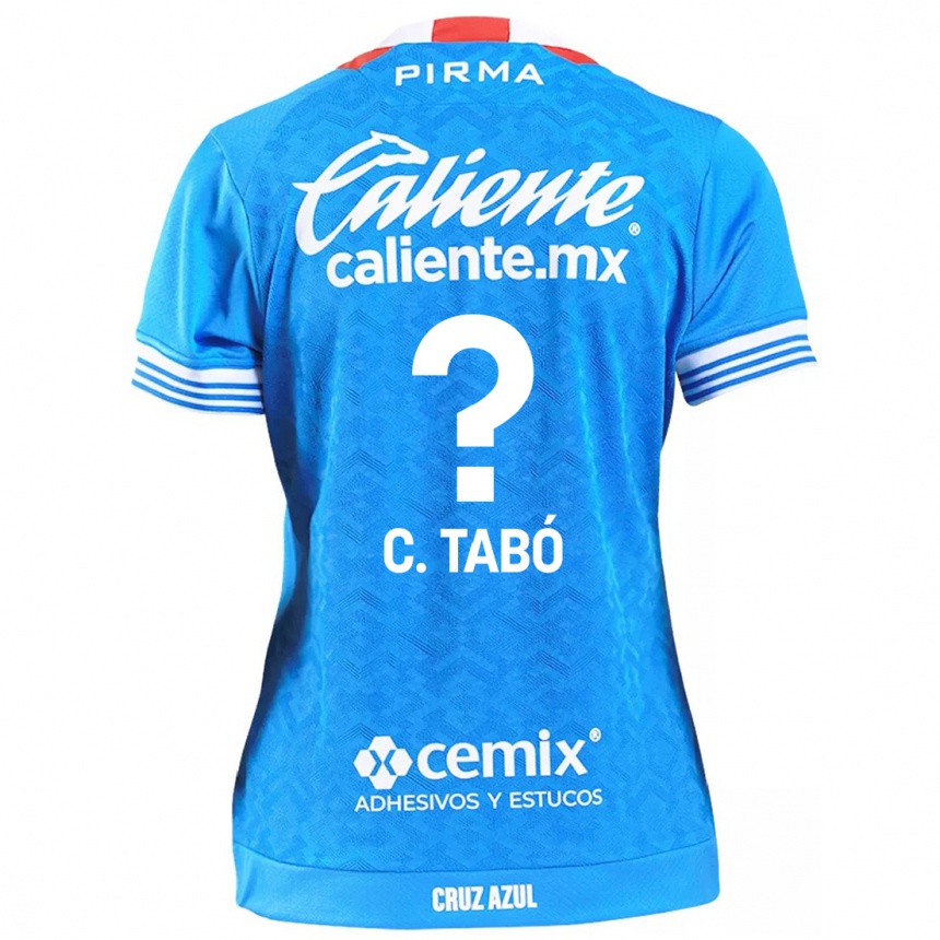 Enfant Football Maillot Christian Tabó #0 Bleu Ciel Tenues Domicile 2024/25 Canada