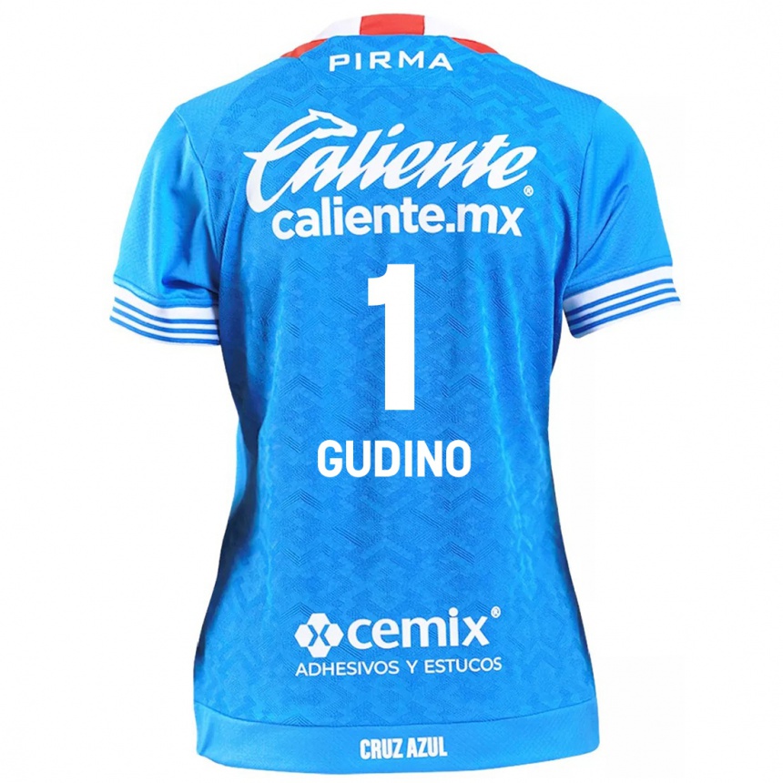 Kids Football Andrés Gudiño #1 Sky Blue Home Jersey 2024/25 T-Shirt Canada