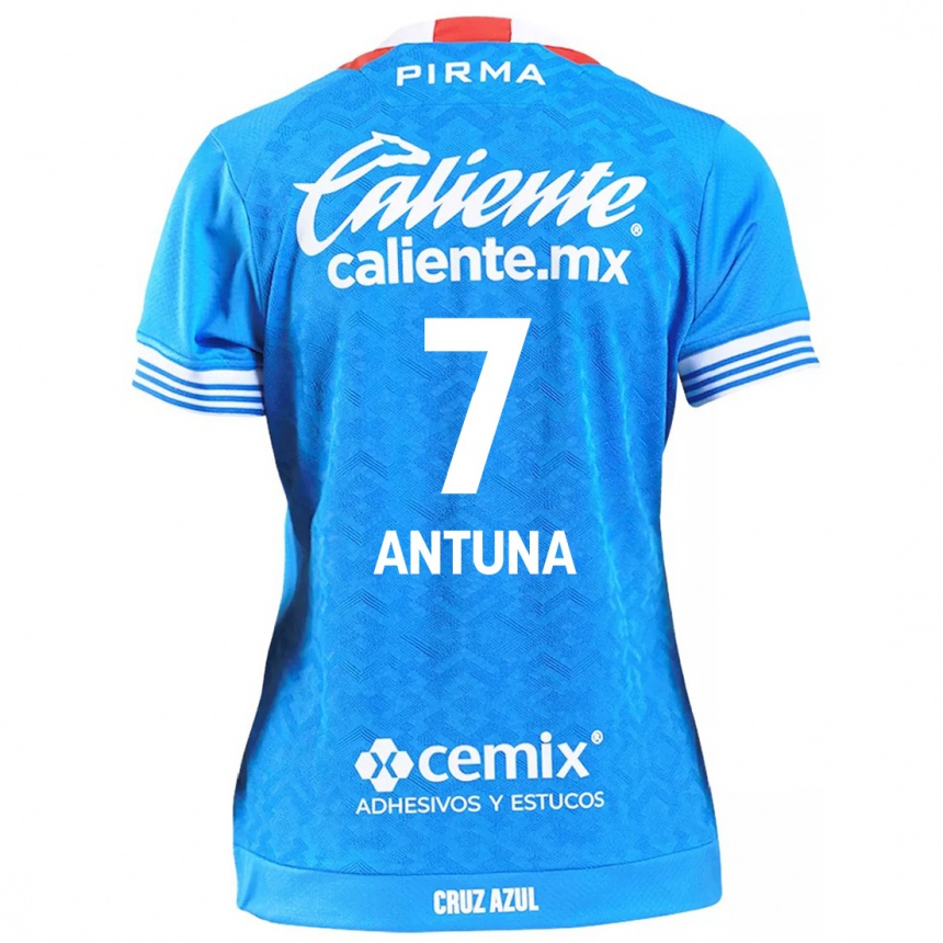 Enfant Football Maillot Uriel Antuna #7 Bleu Ciel Tenues Domicile 2024/25 Canada